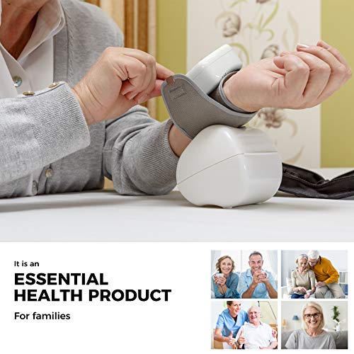 Blood Pressure Monitor Digital Wrist BP Machine with Irregular Heartbeat Indi...