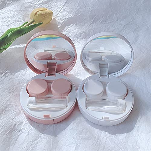 Kawaii Contact Lens Case Cute Contact Lens Case Travel Kit Pink Contact Lens ...