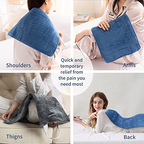 McJaw Electric Heating Pad for Back Pain and Cramps Relief ,Heat Pad for Neck...