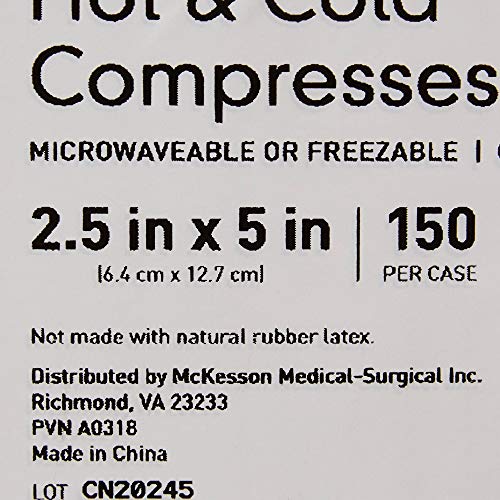 McKesson Hot & Cold Compresses, Reusable, Microwaveable or Freezable Gel Pack...