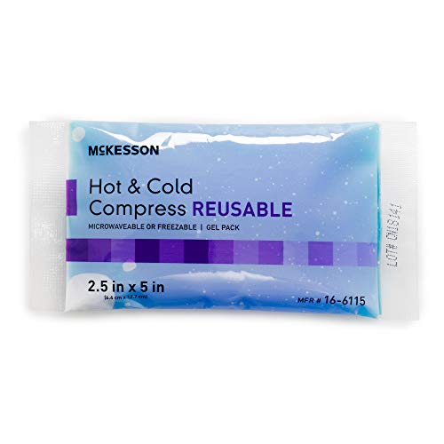 McKesson Hot & Cold Compresses, Reusable, Microwaveable or Freezable Gel Pack...