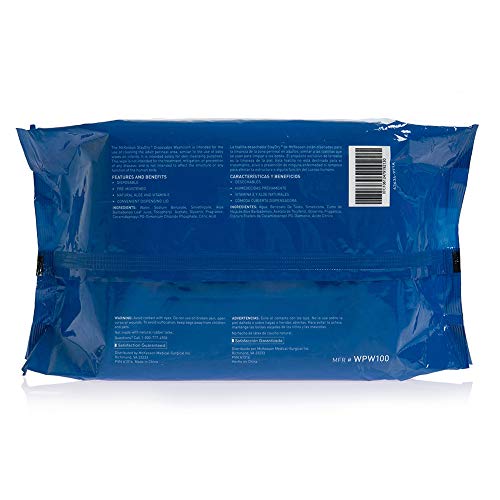 McKesson Stay Dry Disposable Wipes or Washcloths for Adults, 7.5" x 12.5, 100...