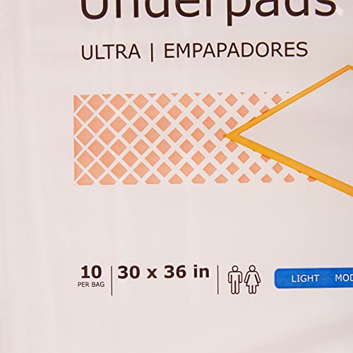 McKesson Ultra Underpads, Incontinence, Heavy Absorbency, 30 in x 36 in, 100 ...