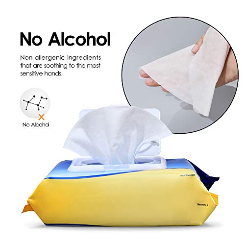 Superfy Hand Sanitizer Wipes Alcohol-Free wet wipe, 60 ct, Pack of 3 (180 wip...