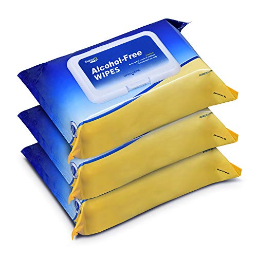 Superfy Hand Sanitizer Wipes Alcohol-Free wet wipe, 60 ct, Pack of 3 (180 wip...