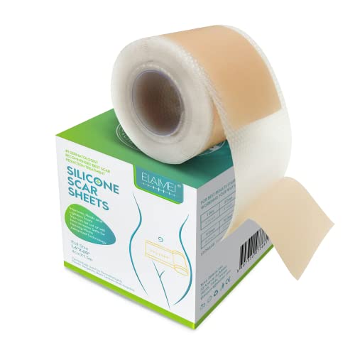 Silicone Scar Sheets, Strips, Tape - Keloid, C-Section,Soft Silicone Tape for...
