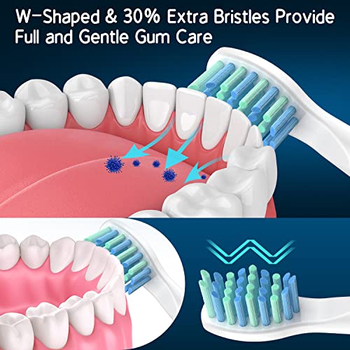 Electric Toothbrush Heads for Fairywill - Replacement Brush Heads Compatible ...