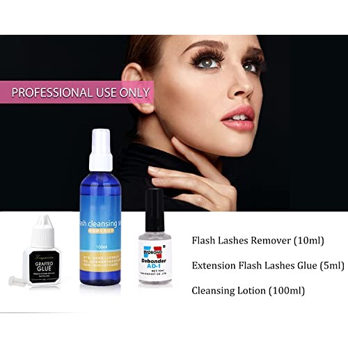 18 in 1 Eyelash Extension Kit, mcwdoit C Curl Eyelash False Lashes Strip Graf...