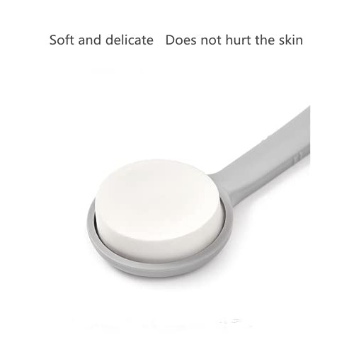 Lotion Applicator,Shower Brush with Long Handle,Back Cleaning Scrubber