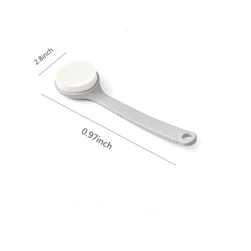 Lotion Applicator,Shower Brush with Long Handle,Back Cleaning Scrubber