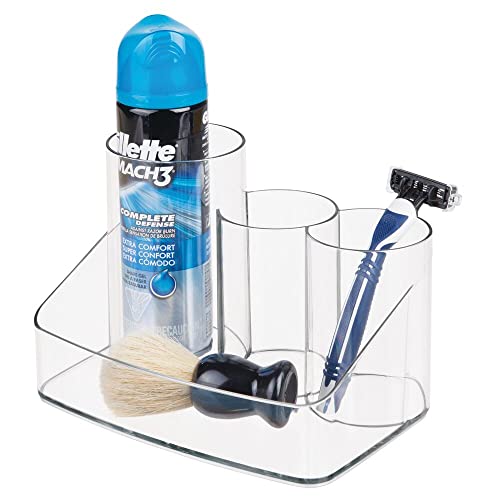 mDesign Men's Plastic Countertop Beard and Hair Care Grooming Storage Organiz...