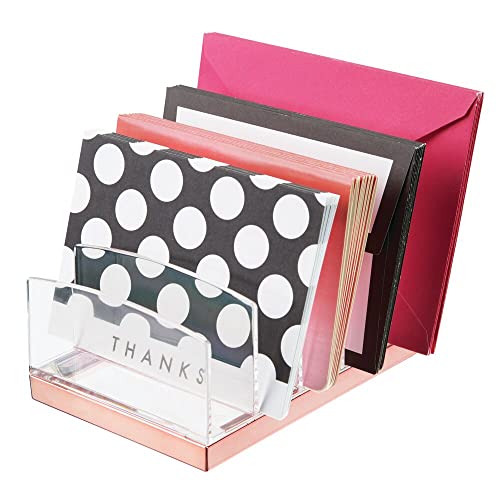 mDesign Plastic Makeup Organizer for Bathroom Countertops, Vanities, Cabinets...