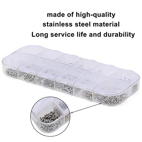 Eyeglass Repair Kit, Glasses Repair Tools with Glasses Screws, Precision Scre...