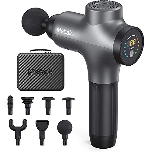 Massage Gun Deep Tissue Percussion Muscle Massager for Pain Relief, Super Qui...