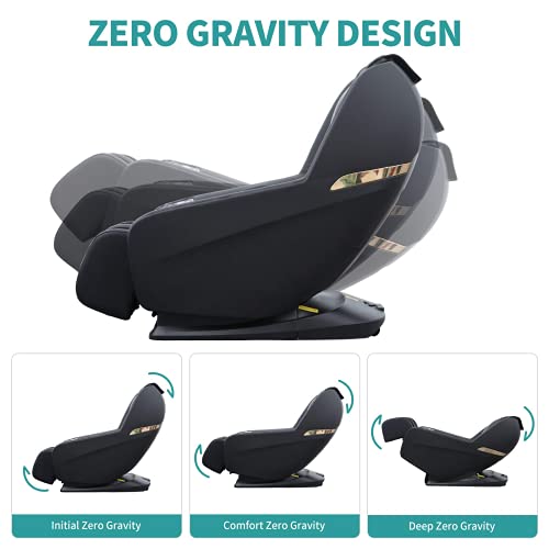 Mecor Massage Chair w/48 Inch Super Long SL Curve Cradle Floating Zero Gravit...