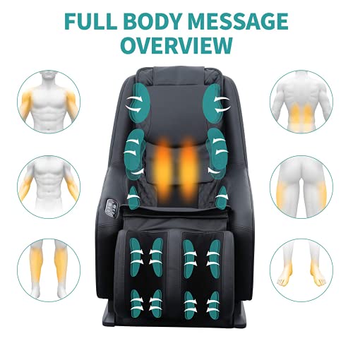 Mecor Massage Chair w/48 Inch Super Long SL Curve Cradle Floating Zero Gravit...