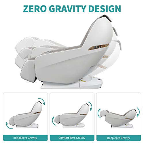 Mecor Massage Chair Zero Gravity Full Body W/SL Track Shiatsu Recliner W/3D R...