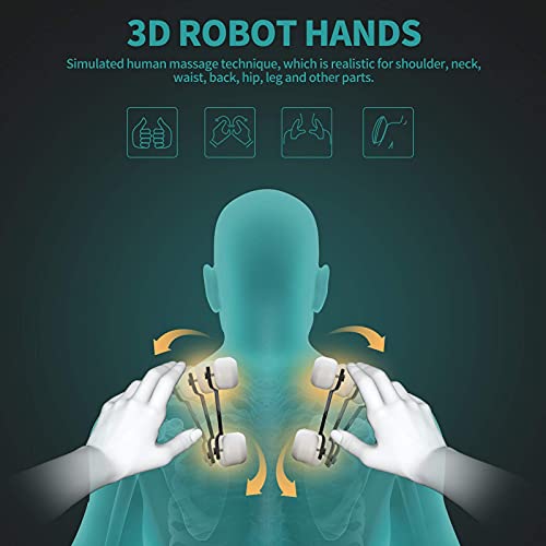 Mecor Massage Chair Zero Gravity Full Body W/SL Track Shiatsu Recliner W/3D R...