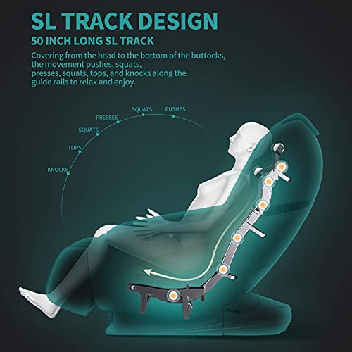 Mecor Massage Chair Zero Gravity Full Body W/SL Track Shiatsu Recliner W/3D R...