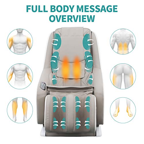 Mecor Massage Chair Zero Gravity Full Body W/SL Track Shiatsu Recliner W/3D R...