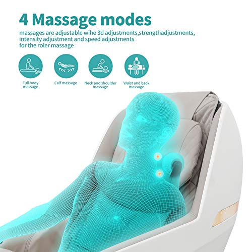 Mecor Massage Chair Zero Gravity Full Body W/SL Track Shiatsu Recliner W/3D R...