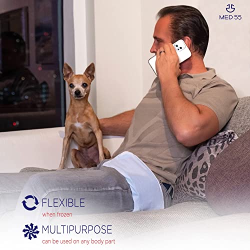 Gel Ice Pack for Injuries Reusable Gel - Hot & Cold Pack Compress Flexible So...