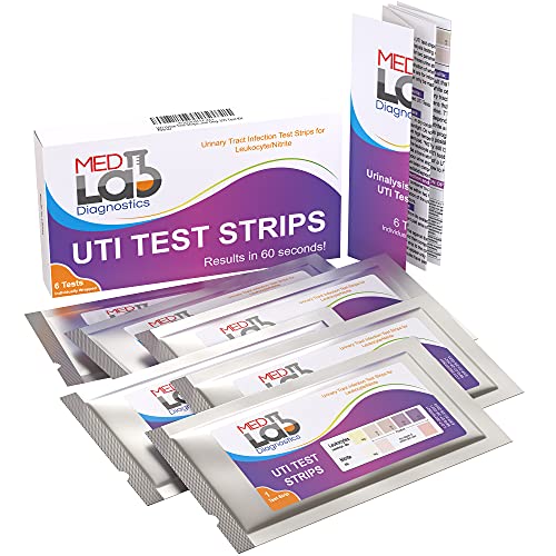 UTI Urine Test Strips(Pack of 6 )Individually Wrapped Urinary Tract Infection...