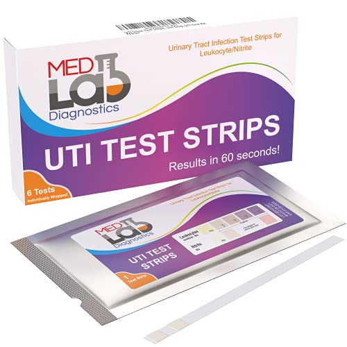 UTI Urine Test Strips(Pack of 6 )Individually Wrapped Urinary Tract Infection...