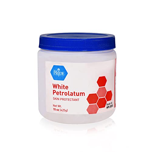 Medpride Pure White Petrolatum Jelly Tub - Effective Skin Protectant for Dry ...