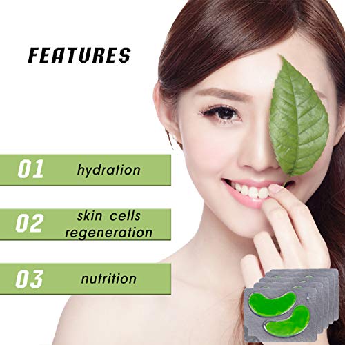 MATCHA Green Tea Under Eye Patches Eye Masks For Dark Circles And Puffiness w...