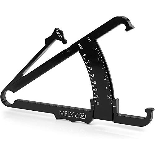 Body Fat Caliper and Measuring Tape for Body - Skin Fold Body Fat Analyzer an...