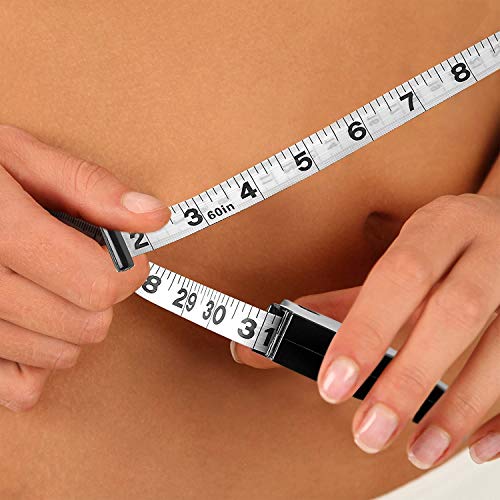 Body Fat Caliper and Measuring Tape for Body - Skin Fold Body Fat Analyzer an...