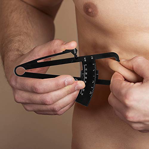 Body Fat Caliper and Measuring Tape for Body - Skin Fold Body Fat Analyzer an...