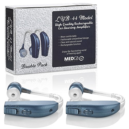 Digital Hearing Amplifier - (Pair of 2) Personal Hearing Enhancement Sound Am...