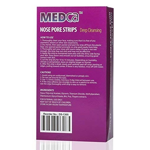 MEDca Deep Cleansing Nose Pore Strips, 24 Count (Packaging May Vary)