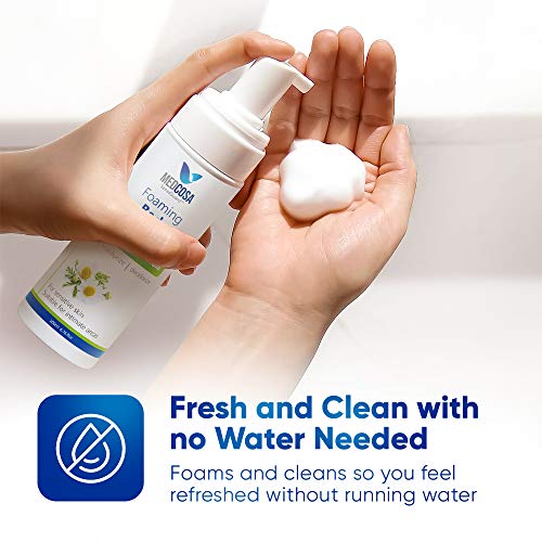 No Water Body Wash by Medcosa | Full Body Cleansing Foam for Adults and Elder...