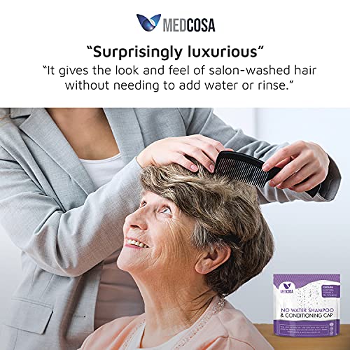 No Water Shampoo Caps | Hassle-Free Hair Washing Caps for Elderly | Shampoo C...