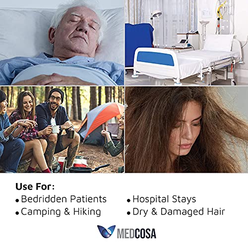 No Water Shampoo Caps | Hassle-Free Hair Washing Caps for Elderly | Shampoo C...