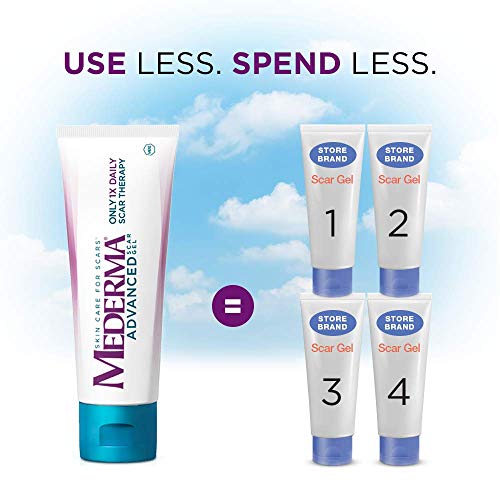 Mederma Advanced Scar Gel - 1x Daily - Reduces The Appearance of Old & New Sc...