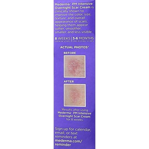 Mederma PM Intensive Overnight Scar Cream - Works with Skin's Nighttime Regen...