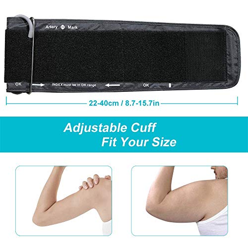 Blood Pressure Monitor Upper Arm, MEDGRAM Accurate Cuffs for Home Use with La...
