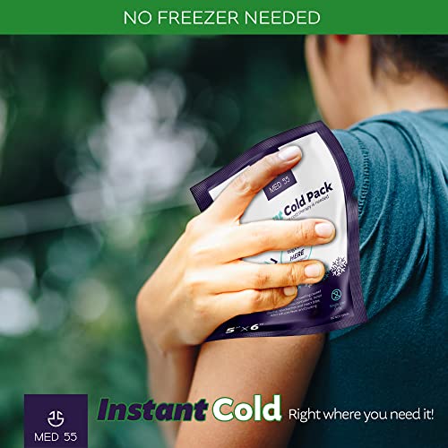Instant Cold Packs - Pack of 24 (5" x 6") Disposable Cold Compress Therapy In...