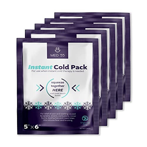 Instant Cold Packs - Pack of 24 (5" x 6") Disposable Cold Compress Therapy In...