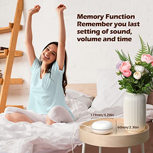 MediAcous White Noise Machine for Adults, kids, Sleeping Baby, Portable Sound...