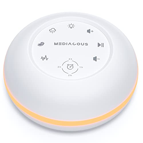 MediAcous White Noise Machine for Adults, kids, Sleeping Baby, Portable Sound...