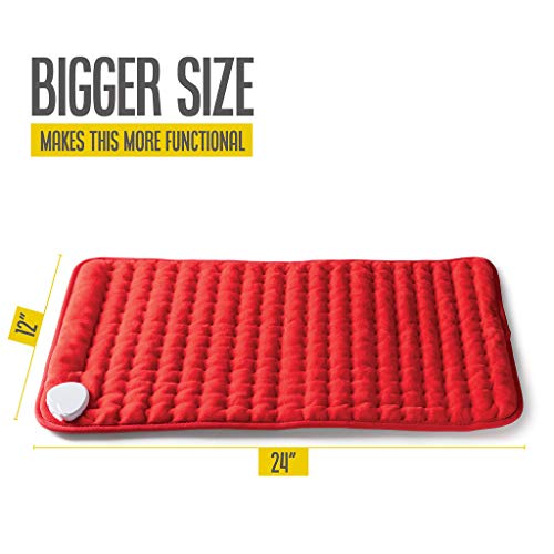 Heating pad - Electric Heating pad - Best Heating pad for Back Pain and Cramp...