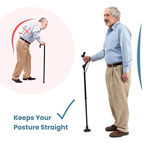 walking cane for men and walking canes for women special balancing - cane wal...