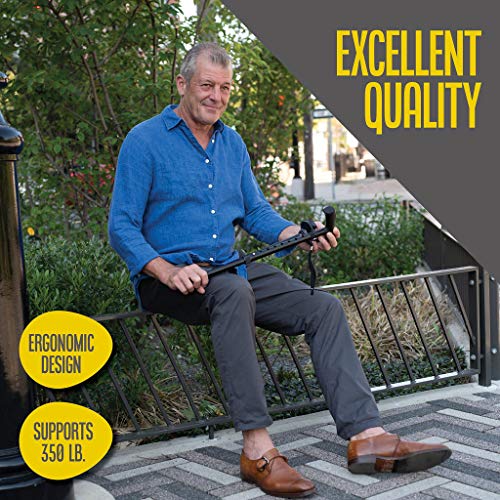 Walking Cane for Men Folding Cane for Women self Standing Cane with 10 Adjust...