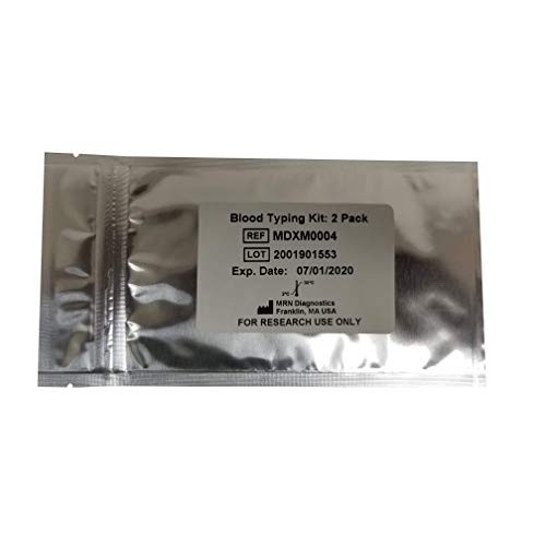 Blood Type Kit: 2 Pack Complete Blood Typing Kit