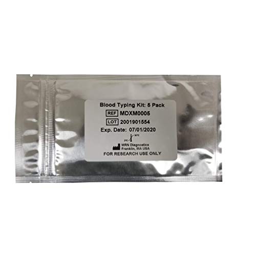 Blood Type Kit: 5 Pack Complete Blood Typing Kit